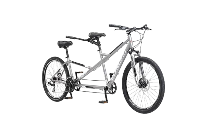 Schwinn Twinn Tandem Bicycle, 26 Wheels, Grey